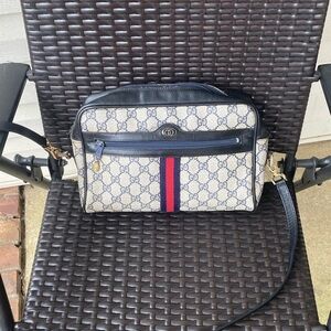 Vintage Gucci Monogram Crossbody Bag